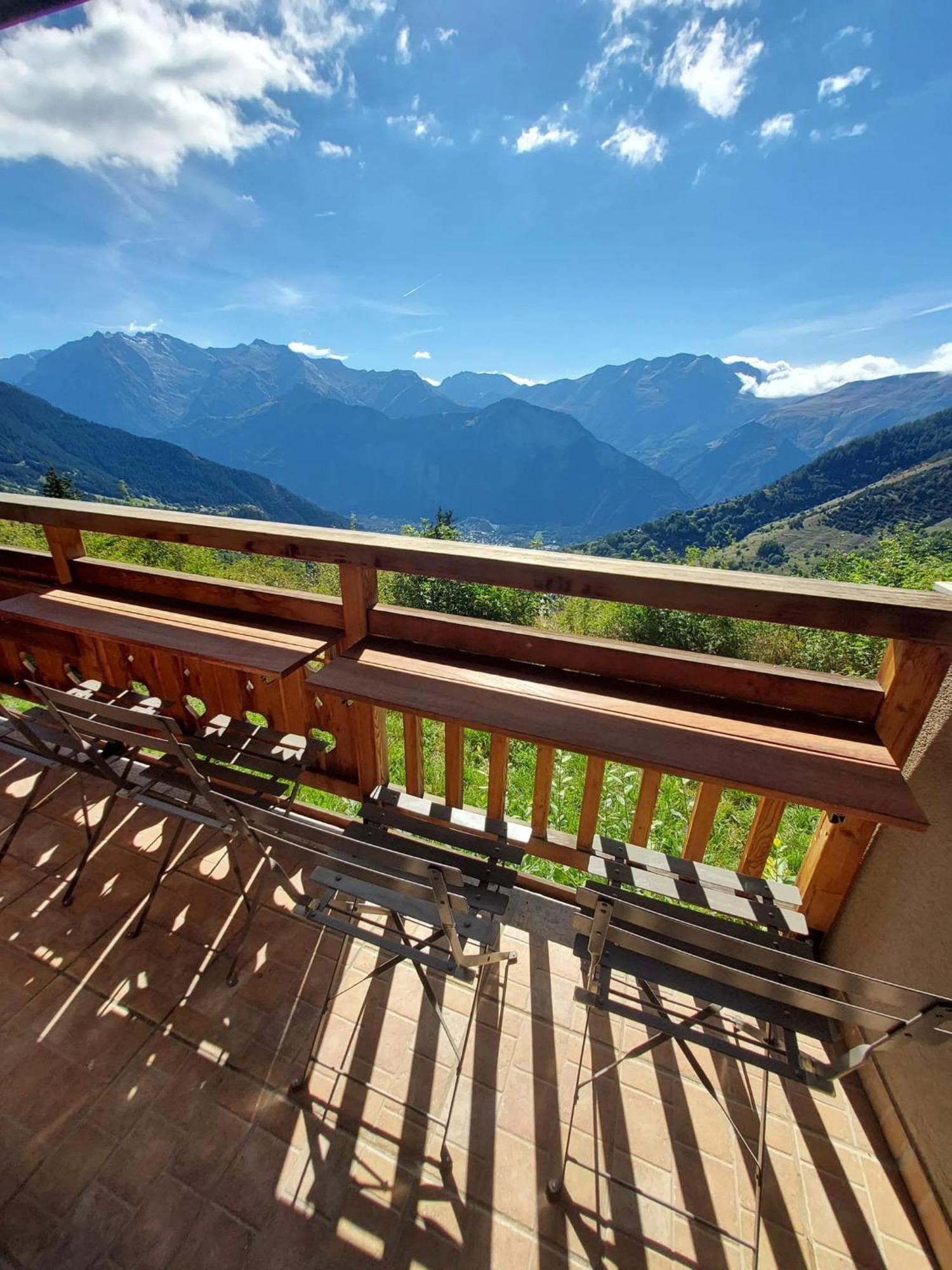 Appartement Confortable A L'Alpe D'Huez De 27 M² Avec Vue Montagne Exterior foto