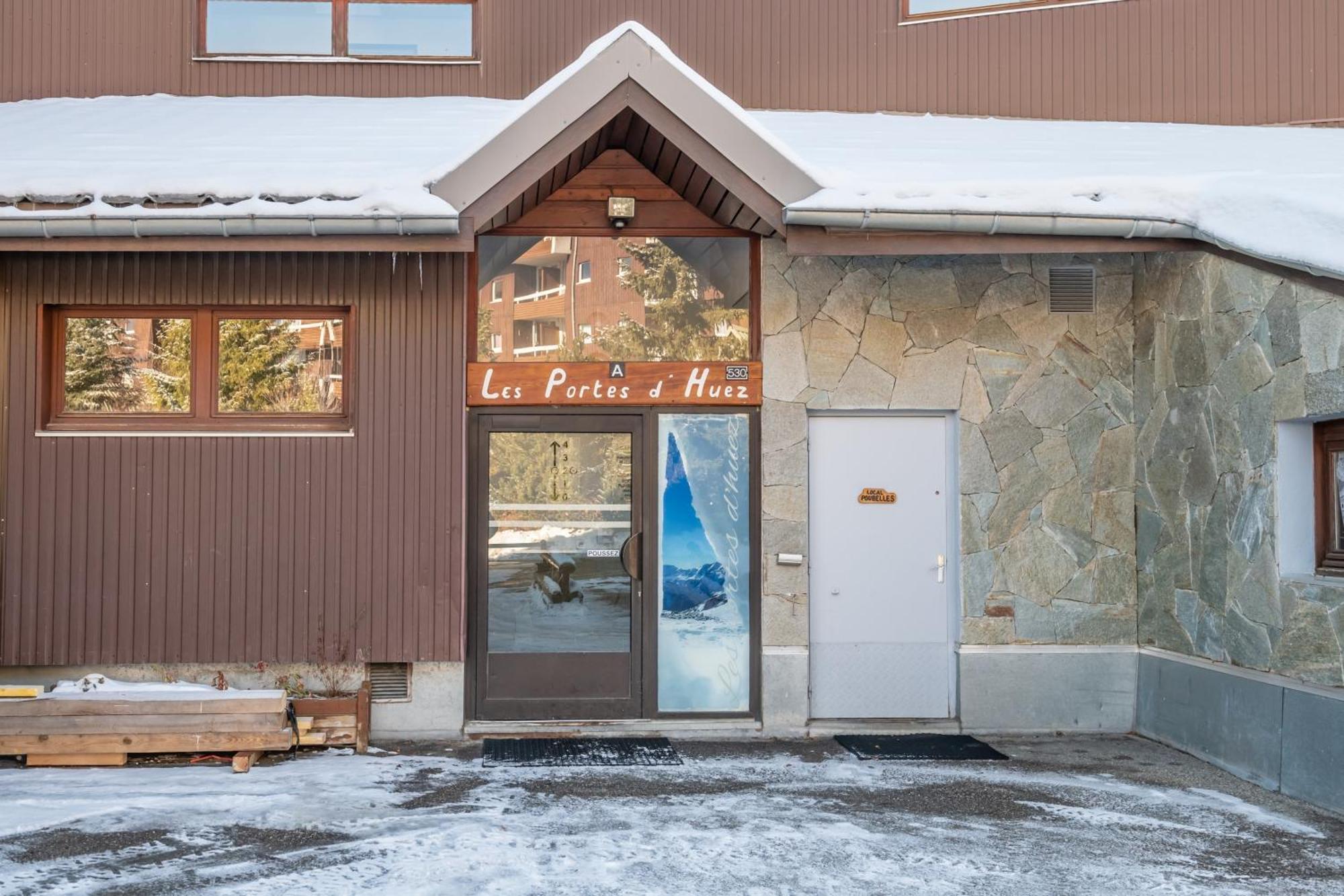 Appartement Confortable A L'Alpe D'Huez De 27 M² Avec Vue Montagne Exterior foto