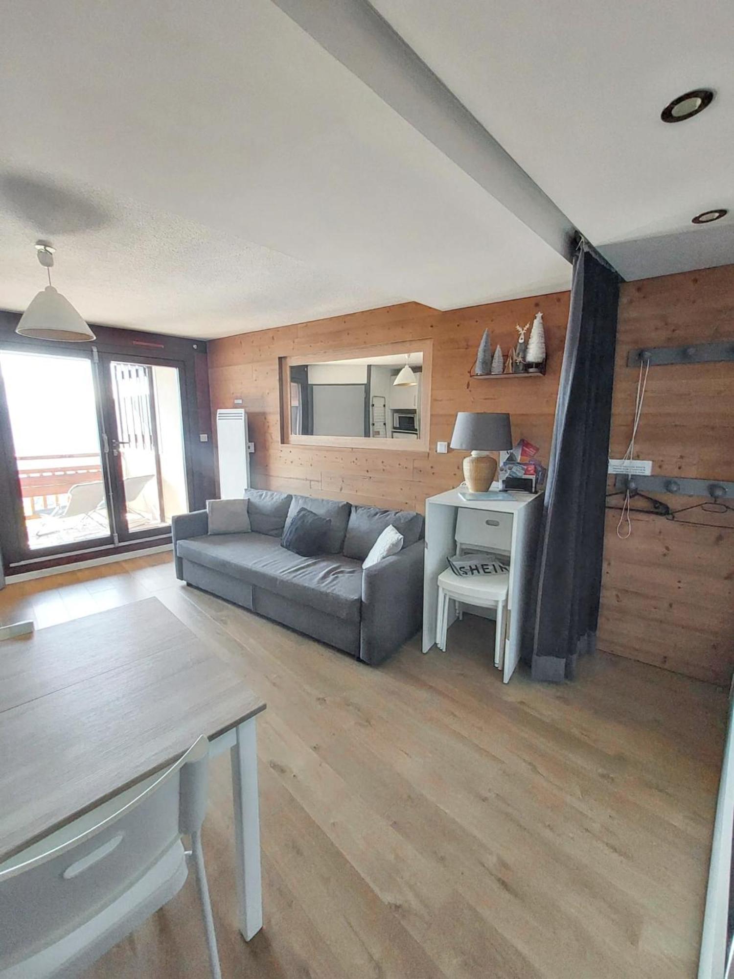 Appartement Confortable A L'Alpe D'Huez De 27 M² Avec Vue Montagne Exterior foto